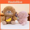 Drawstring Monkey Banana Plush Toy Cute Stuffed Animal Boy Comfort Birthday Gift