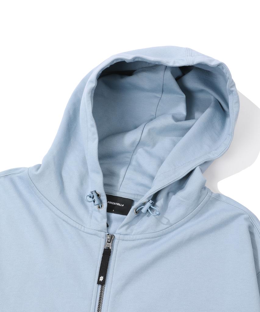 Худи на молнии с двумя бегунками Beentrill Script (синий)
