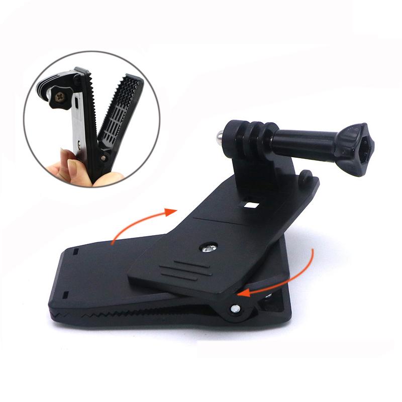 Backpack Clip for Insta360 X5 X4 X3 GO 3 GoPro 13 12 11 10 9 DJI Action 4 5 Camera 360 Rotate Shoulder Belt Mount Accessories