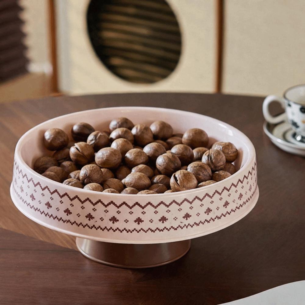 Large Capacity Dried Fruit Plate Plastic Snack Tray Jewelry Storage Tray  Entryway Display