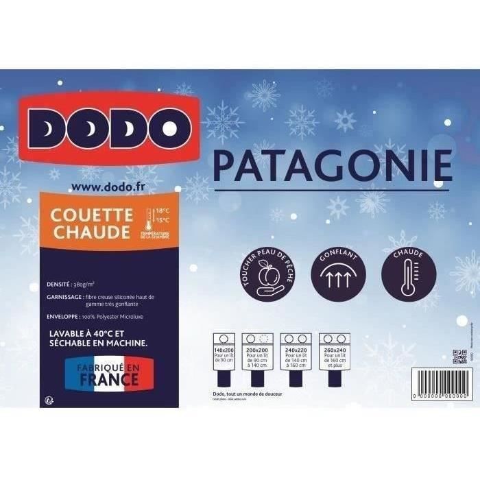 DODO Теплое одеяло Patagonia White - 220x240 см