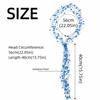 Imitation Pearl Beaded Tassel Wreath Multi-Layer Women Daily Hair Wear  Wedding