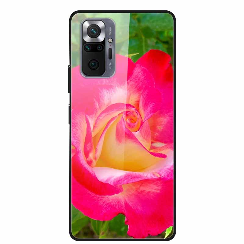 Цветная закаленная стеклянная крышка для чехла Xiaomi Redmi Note 10 Pro, жесткий противоударный Funda для чехлов Redmi Note10 / Note 10Pro, корпус