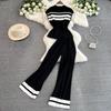 Knitting Tops Casual High Waist Slim Looking Fashion Suit