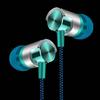 Fashion Braided Wired Volume Control Phone Stereo Sound Laptop In-ear Earphones