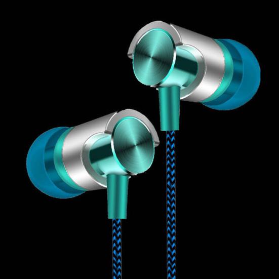 Fashion Braided Wired Volume Control Phone Stereo Sound Laptop In-ear Earphones