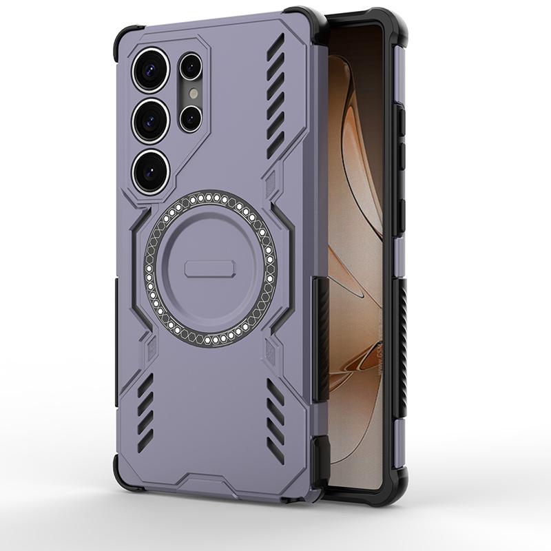 Защитный чехол для телефона с теплоотводом для Samsung S25 Ultra Plus Edge A16 A26 A36 A55 A56 Чехол Магнитный Ударопрочный Чехол