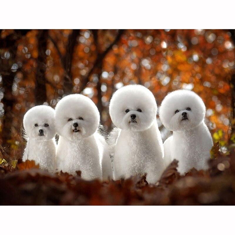 5D DIY Алмазная картина Набор Собака Искусство Алмазная вышивка Стразы Украшения для дома