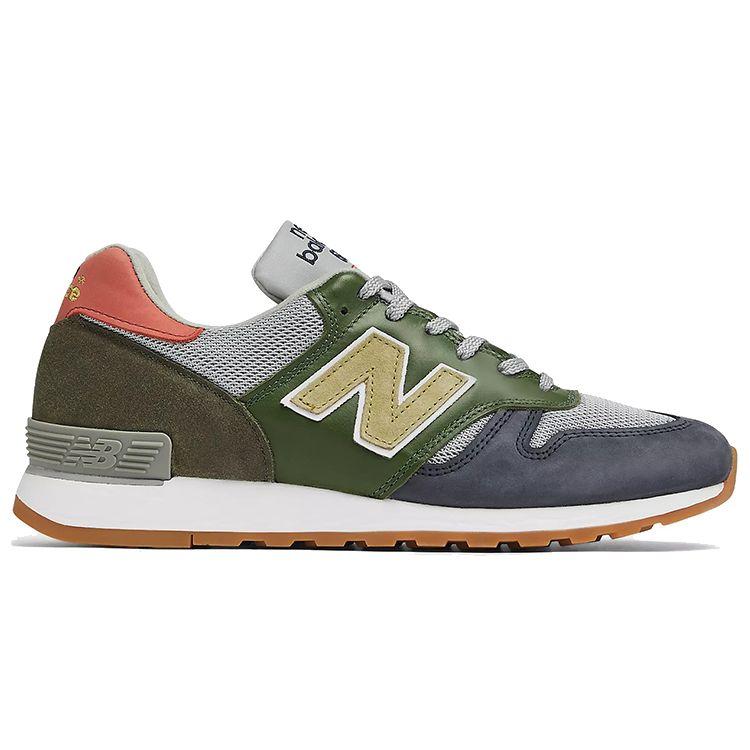 New Balance Зелено-серые кроссовки унисекс 670 Made in England M670SPK