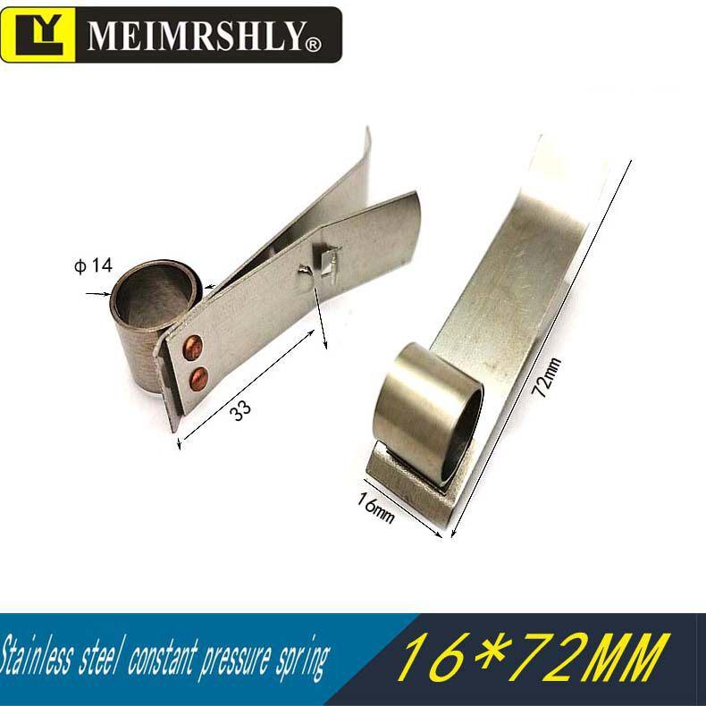 JR Motor Carbon Brush Holder Grip Bracket with Constant Force Spring, Aluminum Copper, 25*32*60 mm.