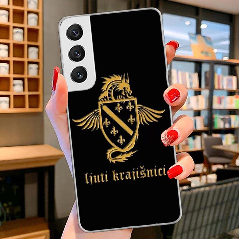Bosnia And Herzegovina Flag Cover Phone Case For Samsung Galaxy S26 S25 Edge S24 Ultra S23 S22 Plus S21 S20 FE Soft Fundas Shell