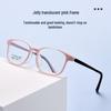 Danyang Ultralight Pure Titanium Eyeglass Frames for Big Kids - Perfect for Myopia, Suitable for Girls and Students.