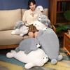 Cartoon Aquarium Seal Doll Plush Toy Lying Down Seal Doll Home Pillow Children Soothing Doll