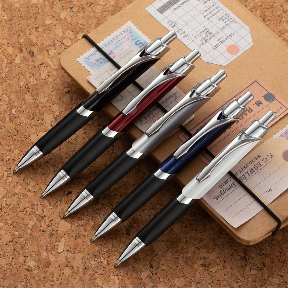 Металлическая шариковая ручка треугольная нажимная шариковая ручка бизнес рекламный подарок CPC шариковая ручка канцелярские товары студенческие канцелярские товары офисная ручка