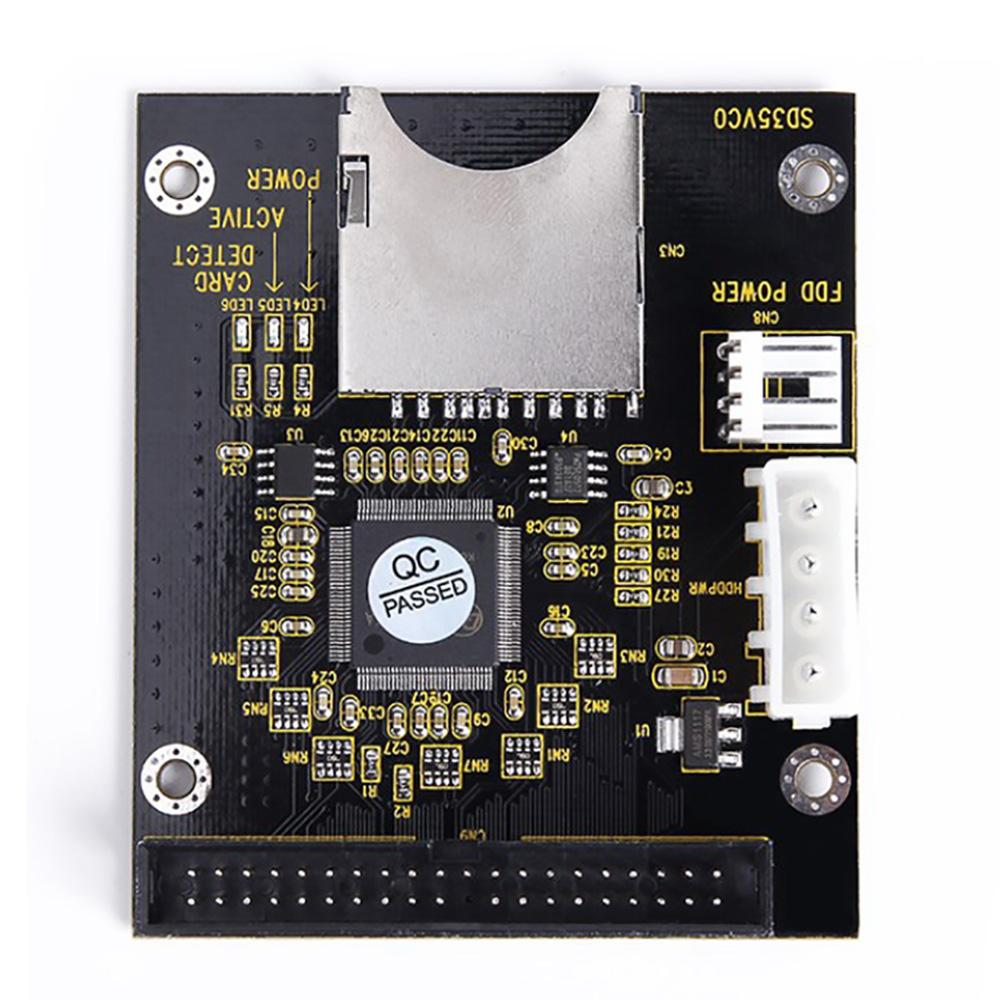 НОВЫЙ Адаптер-конвертер карты SD в IDE 3,5" 40-контактный SD SDHC