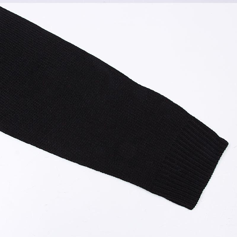 Женский осенне-зимний трикотажный свитер с круглым вырезом и леопардовым принтом Love Sweater