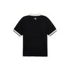 MLB Polo Shirts Men's Black Polo Collar Moderate Straight Fit 3LPQB0133-50BKS