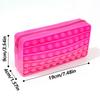 Large Capacity Silicone Pen Case Decompression Bubble Stationery Storage Bag  Fidget Toys