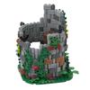 Модель замка MOC, архитектурная смотровая башня - набор игрушек-конструкторов из мелких деталей, 377 деталей - подходит для всех ent