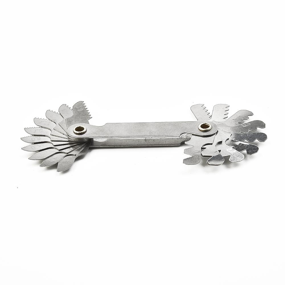 Измерительный прибор для измерения шага резьбы Набор стальных резьбовых инструментов