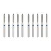 100 шт./10 упаковок стоматологических алмазных боров для высокоскоростного наконечника со средним трением