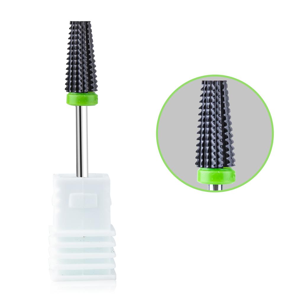 Керамическая фреза, маникюрные сверла для ногтей, электрические пилочки для ногтей, розовые, синие, шлифовальные насадки, фрезы, резак, аксессуары для заусенцев