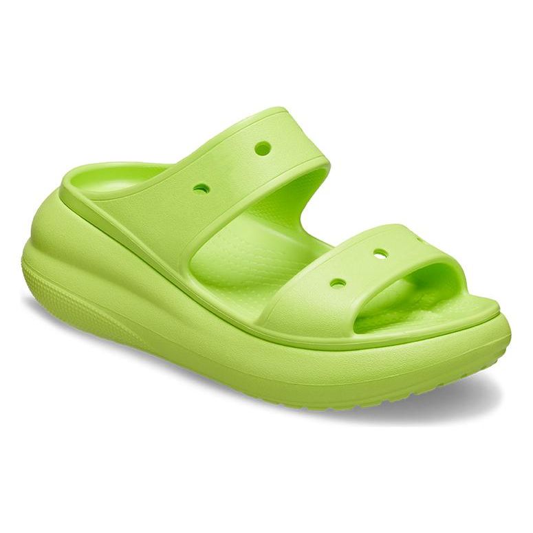 Crocs Classic Puff Outdoor Sports Sandals Women Sandals Lemon-Green 207670-3UH