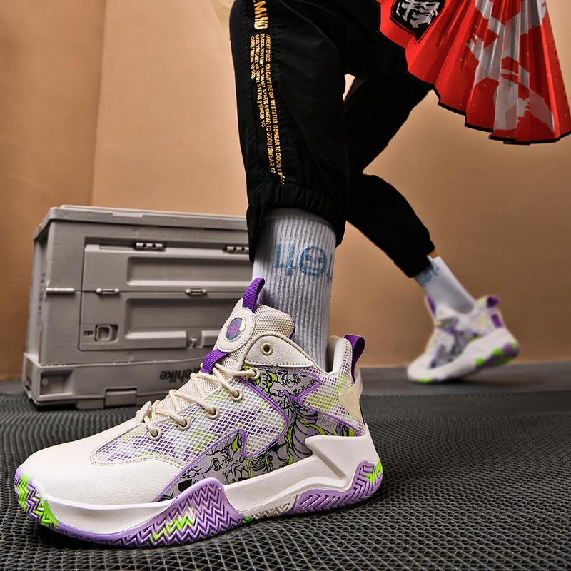 Баскетбольные кроссовки, мужские кроссовки, легкие амортизирующие кроссовки, дышащие кроссовки с сеткой, мужская обувь