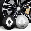 2026 Hot For Renault Hub Caps 4PCS 56mm Car Badge Wheel Center Cover Stickers Hub Caps Decal For Renault Megane 2 3 4 Twingo Cli