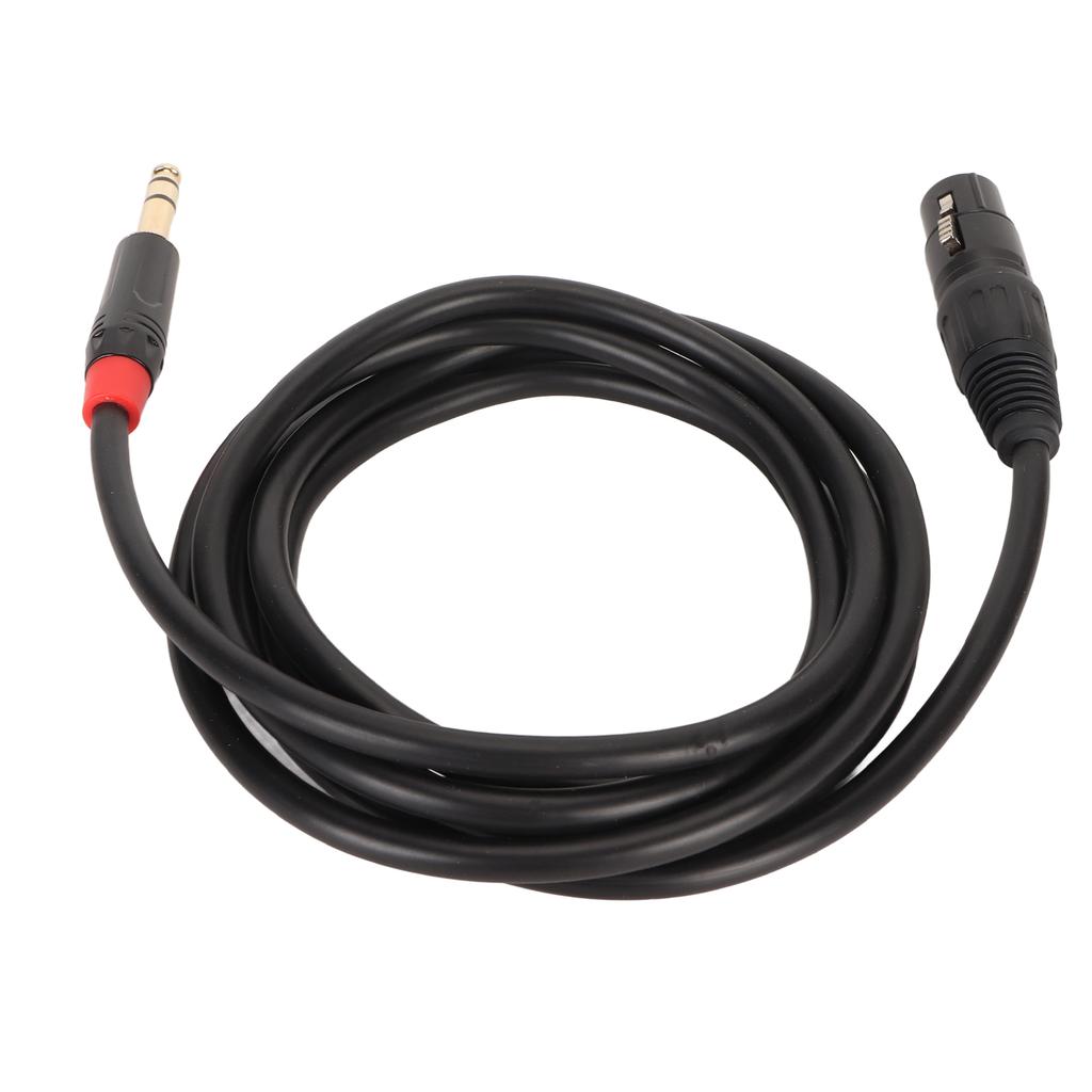 Микрофонный кабель длиной 2 м, XLR Female на 14-дюймовый сбалансированный сигнальный соединительный кабель TRS
