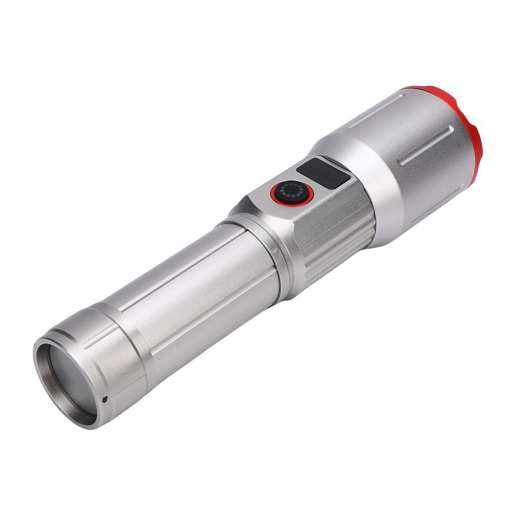 Rechargeable Flashlight Super Bright 4 Light Modes Zoomable Water Proof Handheld Flash Light for Emergency Camping