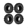 4x Шины для RC краулера, Шина 1:10 Запасных частей, Резиновые шины для Axial SCX10 II