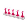 5pcs/Set Magnetic Nail Holder False Nail Tip Practice Stand Crystal Base Holder Nail Art Display For Art Salon DIY & Practice