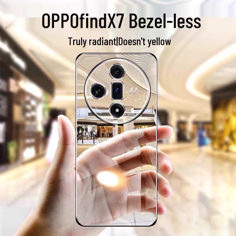 Сверхтонкий прозрачный безрамочный чехол для телефона Zhiweishi для OPPO