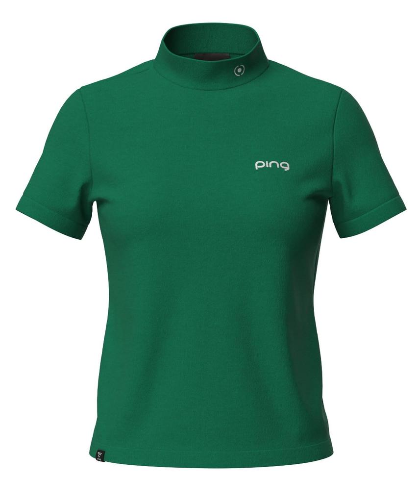 Женский вязаный ансамбль Ping Apparel (Комплект кардигана и водолазки) / Гольф / 622-5179300 140_Зеленый S