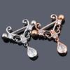 Set of 10 316L Surgical Steel Girl Nipple Rings Fashion Zircon Big Jewelry for Women for Weddings