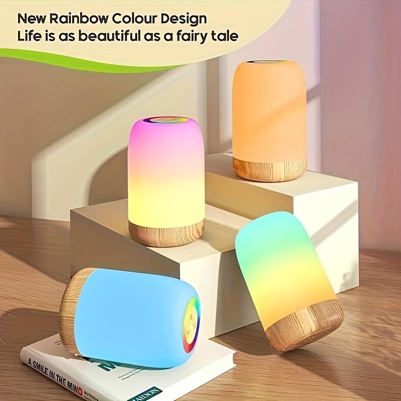 New LED Night Light  Bedroom Bedside Ambient Light USB Charging Touch Eye protection Night Light Table Lamp