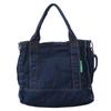 Portable Denim Bag Women's Shoulder Bag Student Crossbody Bag Tote Hand Bag