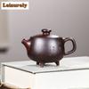 210 мл подлинный исинский фиолетовый глиняный чайник сырой руды дровяной фарфоровый глиняный горшок трехногий чайник Цзюдин фильтр для заваривания индивидуальный