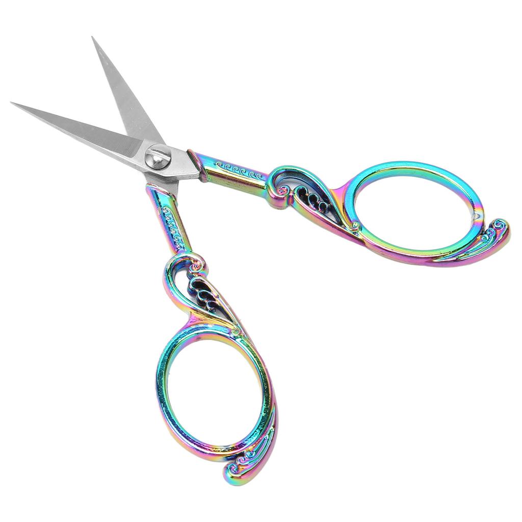 Vintage Scissors Stainless Steel High Sharpness Effort Saving Widely Used Craft Scissors for Embroidery Handicraft