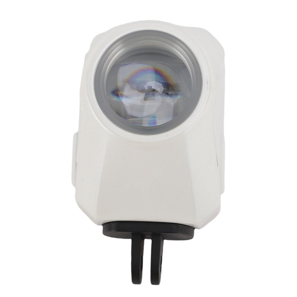 Bike Headlight Wireless Remote Control Front Suspension Light Cycling Headlamp with Bracket Adjustable Brightness Black