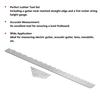 Metal Guitar Neck Ruler Silver Musical Instrument Accessories Precision Luthier Tool  Luthier Work