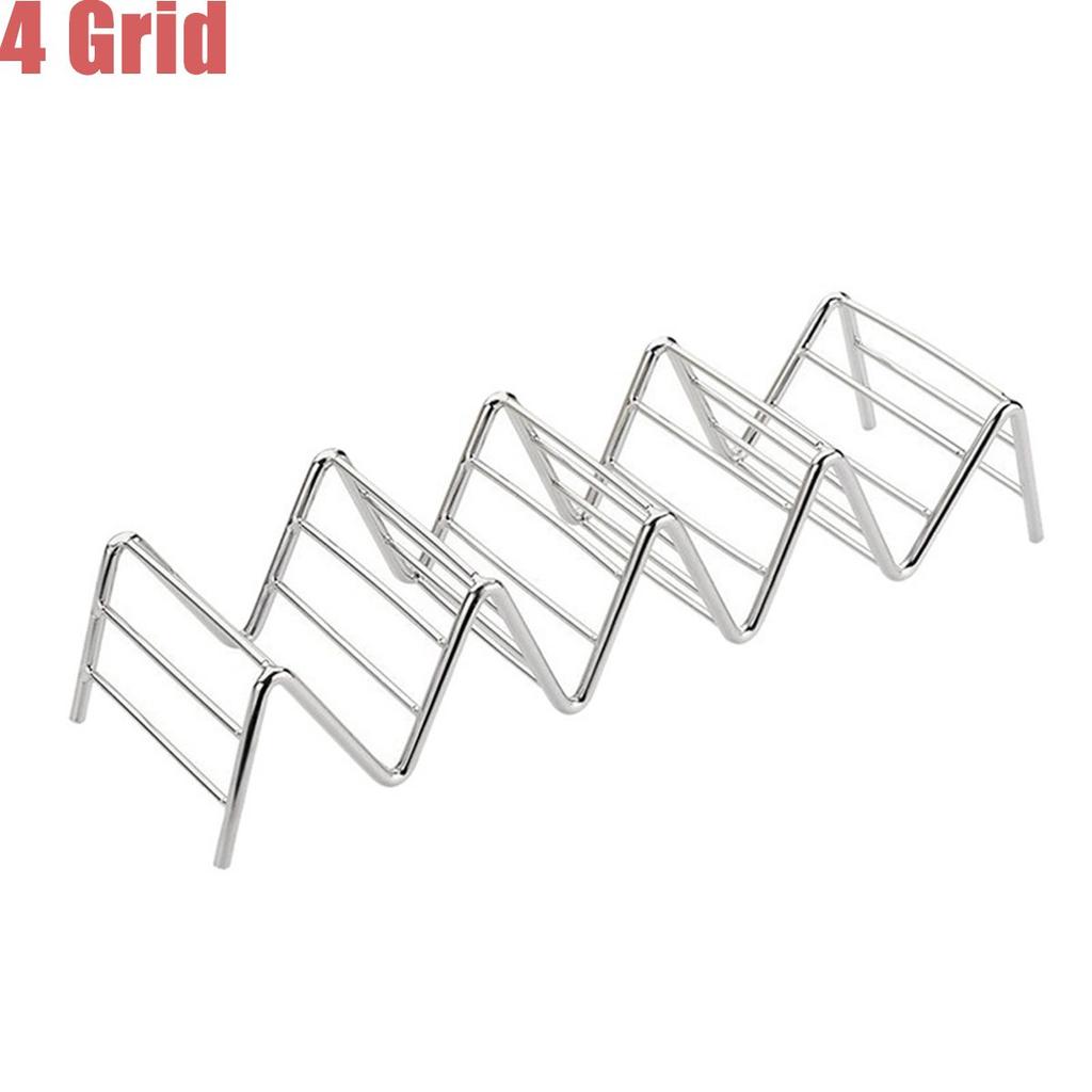 Food Display Kitchen Restaurant Stainless Steel Kitchen Tools Stand Tray Pizza Rack Taco Holder