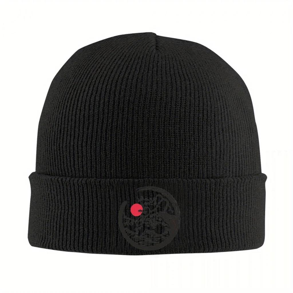 Yin Yang Tree Knit Hat Beanies Winter Hats Warm Color Yin Yan Nature Cap Unisex Women