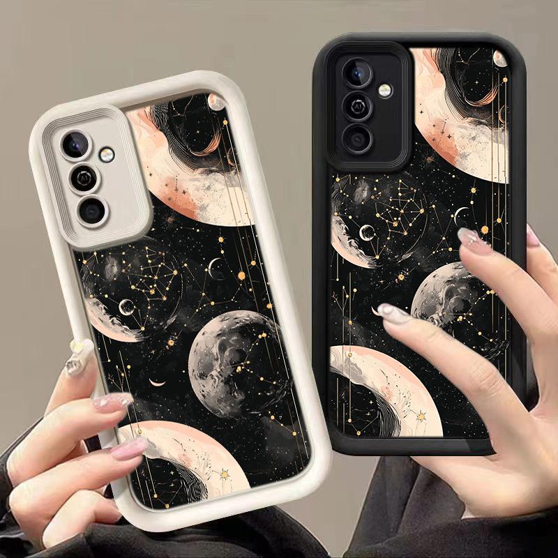 JT22 Астрологический для знаков зодиака Realme 14 15 Huawei P40 Honor 70 90 Infinix Tecno itel Motorola Google Все модели Ангельские глазки Мягкий ТПУ Чехол для телефона