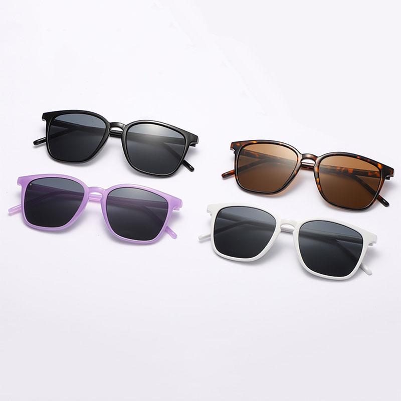 Солнцезащитные очки Charm Square Retro Trend Women Популярные очки Простые мужские очки UV400 Высокое качество Лидер продаж Очки