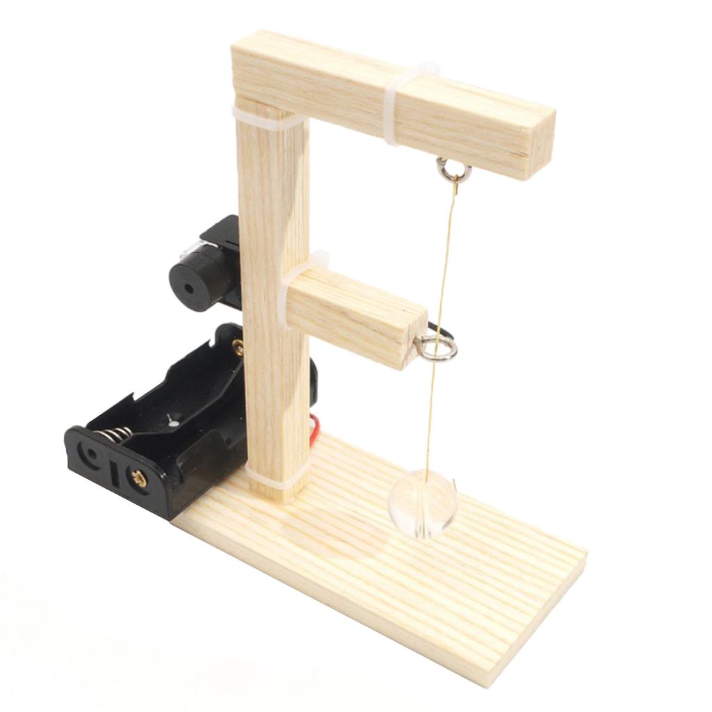 DIY Seismograph Alarm Model Assemble Toy Physics Science Experiments Tool