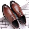 Business Leather Shoes for Men Suit Shoes Party Men Dress Shoes Black Brown Lattice Comfortable Wedding Basic Shoes Men Loafers