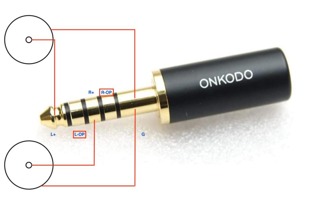 MOGAMI 2534 Male to 2 Y-Cable (4.4mm 5-Pole RCA) (0.3m)