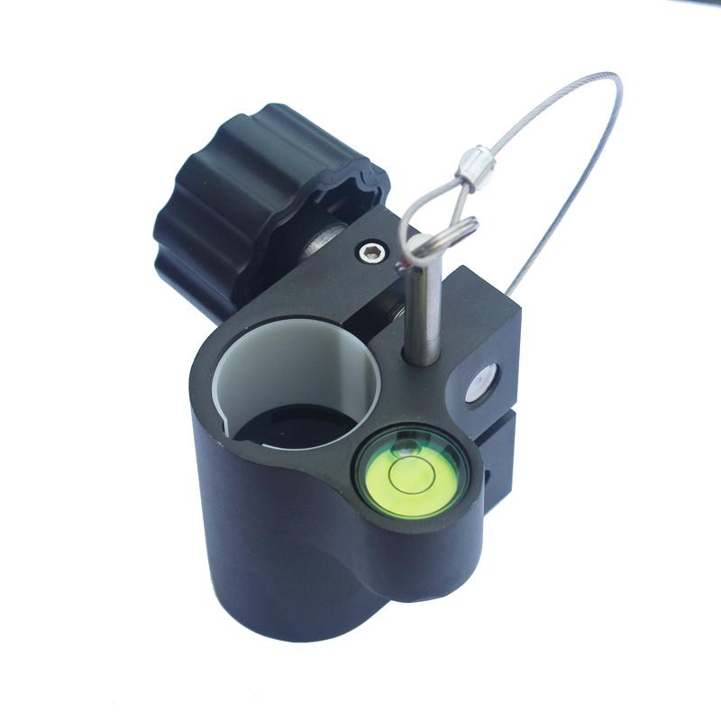 Черный выравнивающий элемент, пузырьковый уровень, высокоточный уровень для CHCNAV GPS, 25 мм, стержень из углеродного волокна, центрирующий стержень